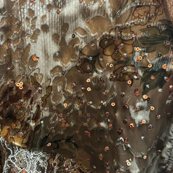 Spencer Alexis Women’s Cardigan XL Boho Lace Sheer Open Front Jacket NWT USA - Picture 5 of 6